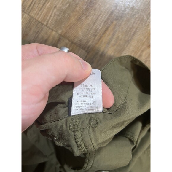 Patagonia Island Hopper Nylon Shorts Mens Medium Green Outdoor Hiking - Picture 6 of 11